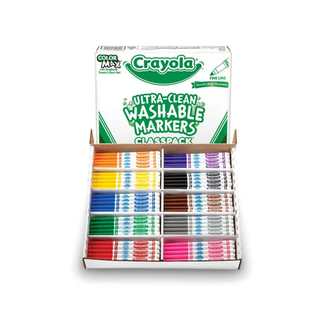 Crayola Thin Line Washable Markers - Pack of 200 - Modern Teaching Aids NZ