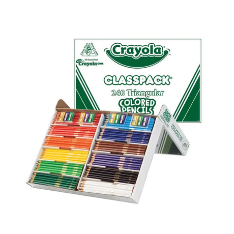 Crayola Triangular Pencils - Box of 240 - Modern Teaching Aids NZ