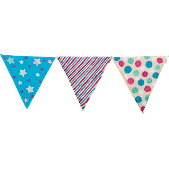 Calico Buntings - Triangle Shape - Pack of 10 - Modern Teaching Aids NZ