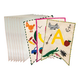 Calico Bunting - Tag Shape - Pack of 10 - Modern Teaching Aids NZ