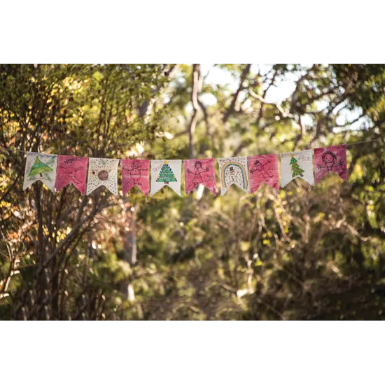 Calico Bunting - Tag Shape - Pack of 10 - Modern Teaching Aids NZ