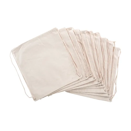 Calico Drawstring Backpack - Pack of 10 - Modern Teaching Aids NZ