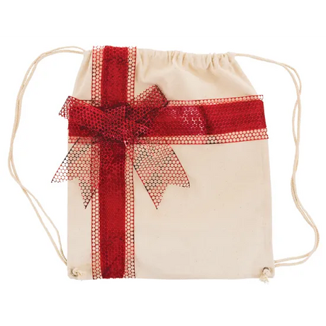 Calico Drawstring Backpack - Pack of 10 - Modern Teaching Aids NZ