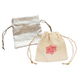 Calico Mini Drawstring Bag - Pack of 10 - Modern Teaching Aids NZ