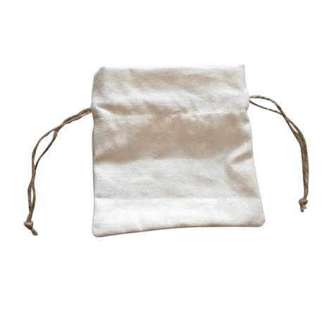 Calico Mini Drawstring Bag - Pack of 10 - Modern Teaching Aids NZ