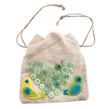 Calico Mini Drawstring Bag - Pack of 10 - Modern Teaching Aids NZ