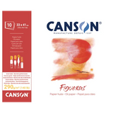 Canvas Paper Pad (330 x 410mm) 290gsm - 10 Sheets - Modern Teaching Aids NZ