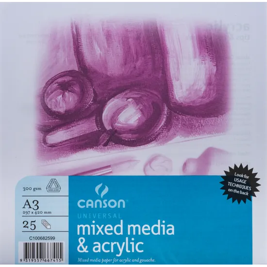 Mixed Media Paper A3 300gsm - Pack of 25 - Modern Teaching Aids NZ