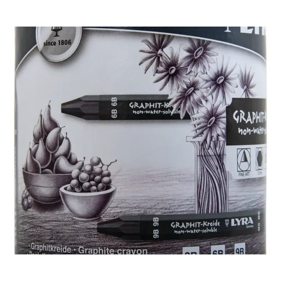 Lyra Graphite Sticks, Asst - Pack of 24 - Modern Teaching Aids NZ