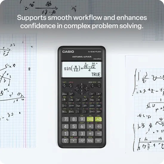 Casio - fx-82AU PLUS II 2nd Edition - Scientific Calculator - Modern Teaching Aids NZ