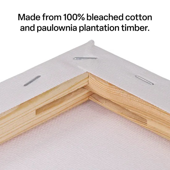 Thick Stretched Canvas - 15x15cm (3.6cm thick) - Modern Teaching Aids NZ