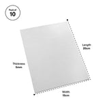 Creatistics Canvas Slate Boards 15 x 20 cm- Pack of 10 - Modern Teaching Aids NZ