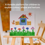 Thin Stretched Canvas - 20 x 20cm (1.6cm thick) - Modern Teaching Aids NZ