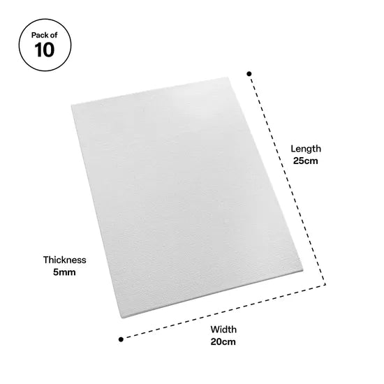 Creatistics Canvas Slate Boards 20 x 25 cm- Pack of 10 - Modern Teaching Aids NZ