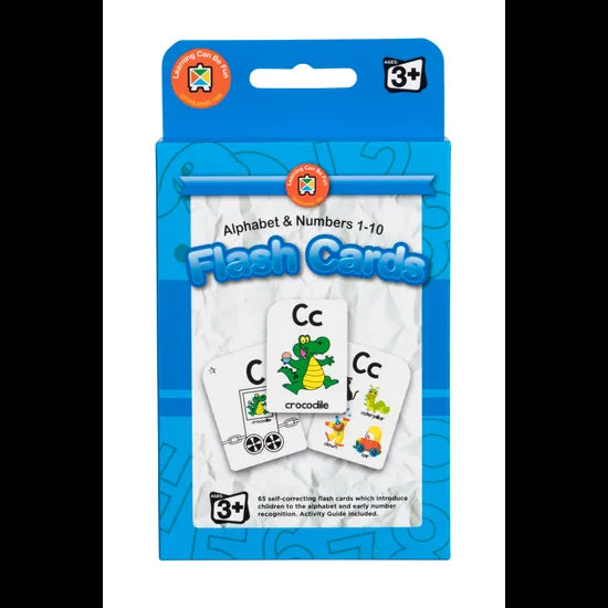 Flash Cards - Alphabet & Numbers 1-10 - Modern Teaching Aids NZ