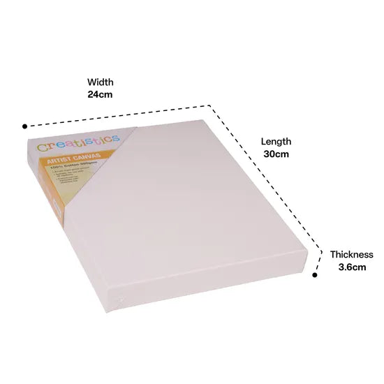 Thick Stretched Canvas - 25x30cm (3.6cm thick) - Modern Teaching Aids NZ