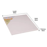 Thin Stretched Canvas - 30x30cm (1.6cm thick) - Modern Teaching Aids NZ