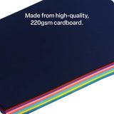 Assorted Cardboard A3 220gsm - Pack of 100 - Modern Teaching Aids NZ