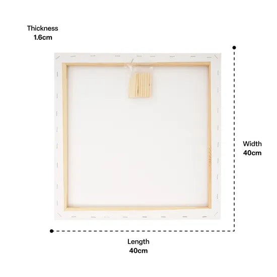 Creatistics Thin Stretched Canvas (40 x 40 cm)