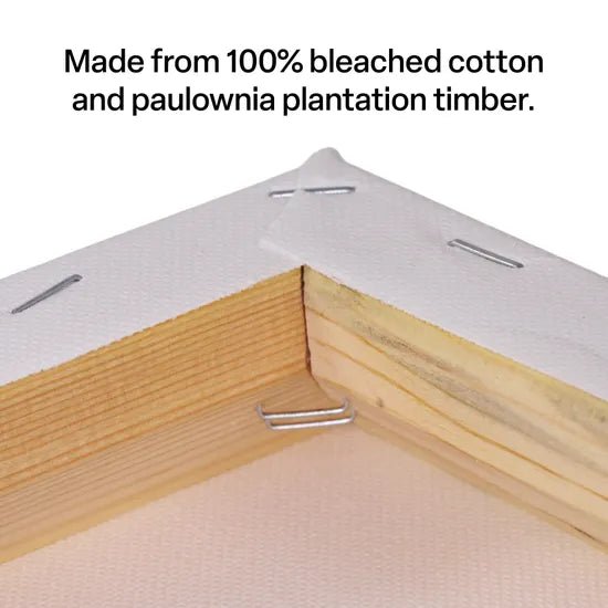 Thin Stretched Canvas - 40x50cm (1.6cm thick) - Modern Teaching Aids NZ