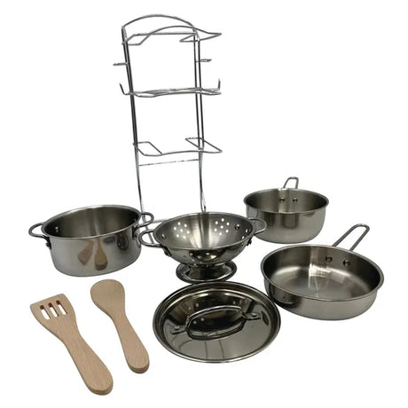 Stainless Steel Pots & Pans Set - Modern Teaching Aids NZ