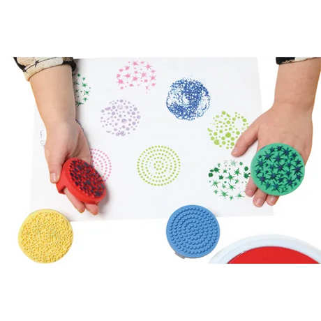 Paint and Clay Palm Printers - Set of 4 - Modern Teaching Aids NZ