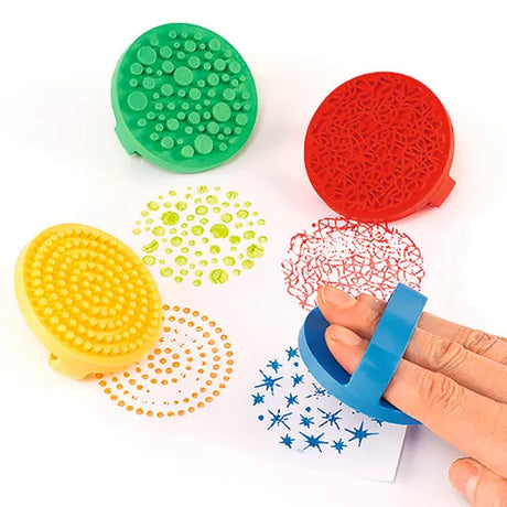 Paint and Clay Palm Printers - Set of 4 - Modern Teaching Aids NZ