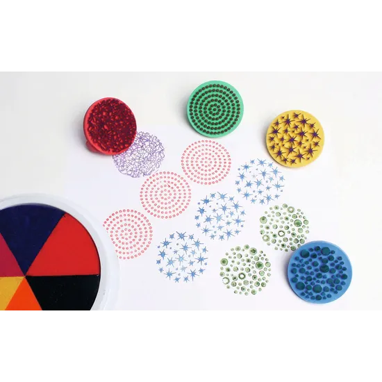 Paint and Clay Palm Printers - Set of 4 - Modern Teaching Aids NZ