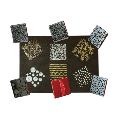 Paint Effect Stamps - Set of 6 - Modern Teaching Aids NZ