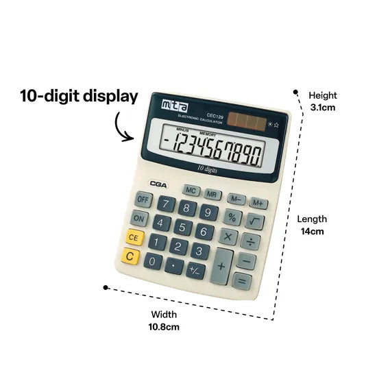 Teachables Calculator - Desktop, 10 Digits - Modern Teaching Aids NZ