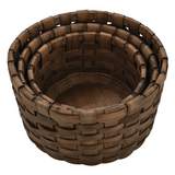 MTA Spaces - Woven Timber Baskets - Set of 3 - Modern Teaching Aids NZ