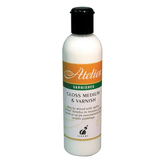Atelier Gloss Medium & Varnish 250ml - Modern Teaching Aids NZ