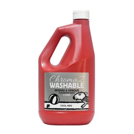 Chroma 2 Cool Red 2 Litre Paint - Modern Teaching Aids NZ