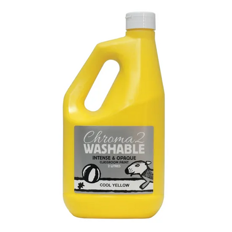 Chroma 2 Cool Yellow 2 Litre Paint - Modern Teaching Aids NZ
