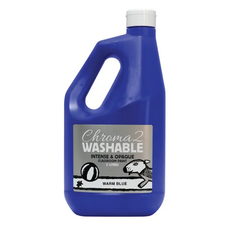 Chroma 2 Warm Blue 2 Litre Paint - Modern Teaching Aids NZ