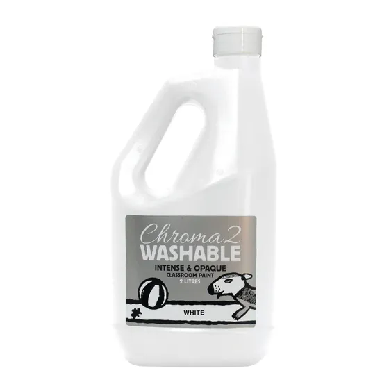 Chroma 2 White 2 Litre Paint - Modern Teaching Aids NZ