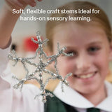 Creatistics Tinsel Pipe Cleaners - Pack of 150 - Modern Teaching Aids NZ