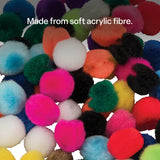 Pom Poms 1.3cm - Pack of 100 - Modern Teaching Aids NZ