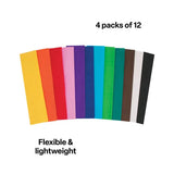 Assorted Crepe Paper (50 cm x 2.5 m) - Pack of 48
