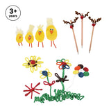 Creatistics Assorted Pipe Cleaners Class Pack 30 cm- Pack of 1000 - Modern Teaching Aids NZ