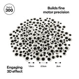 Assorted Adhesive Joggle Eyes - Pack of 300 - Modern Teaching Aids NZ