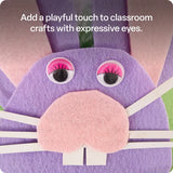 Coloured Eyes with Lashes 1.5 cm - Pack of 100