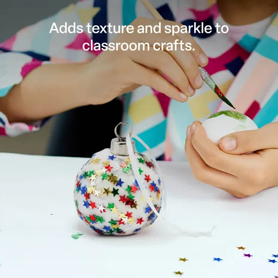 Glitter Stars - 100g Jar - Modern Teaching Aids NZ