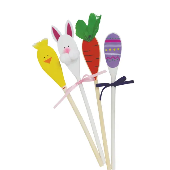 Wooden Spoon 30cm - Pack of 10 - Modern Teaching Aids NZ