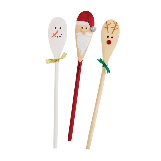 Wooden Spoon 30cm - Pack of 10 - Modern Teaching Aids NZ
