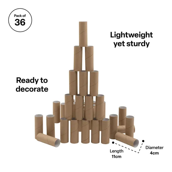 Cardboard Roll - Pack of 36 - Modern Teaching Aids NZ