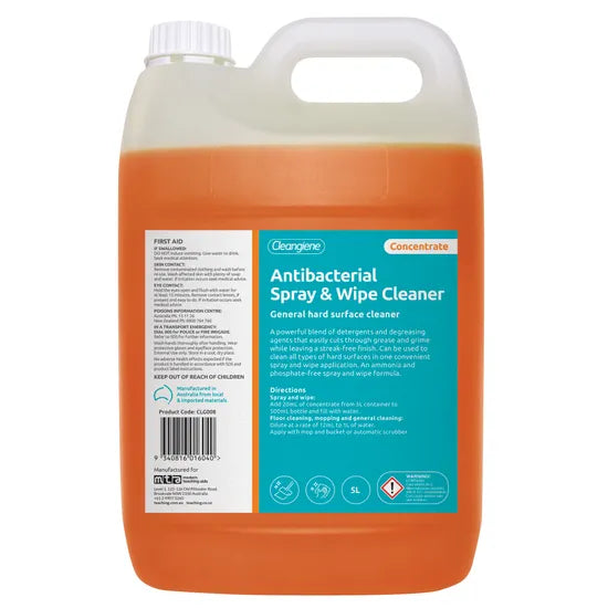 Cleangiene Spray & Wipe - 5 L - Modern Teaching Aids NZ