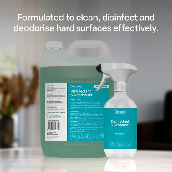 Disinfectant & Deodoriser Eucalyptus Concentrate - - Modern Teaching Aids NZ
