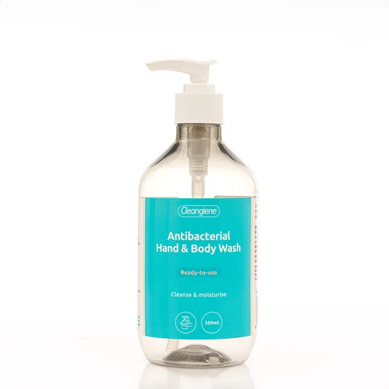 Cleangiene Antibacterial Hand & Body Wash Bottle - 500 ml, Empty