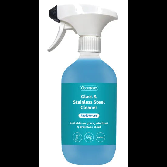Glass & Stainless Steel Cleaner RTU - 500 ml - Modern Teaching Aids NZ